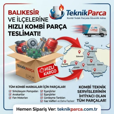 Balıkesir Kombi Yedek Parça ve Teknik Servis Rehberi