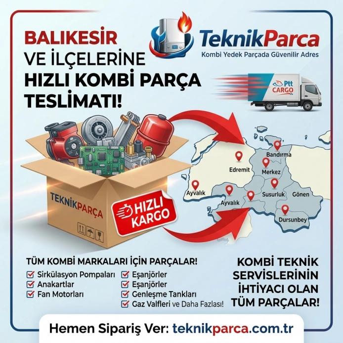 Balıkesir Kombi Yedek Parça ve Teknik Servis Rehberi