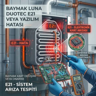 Baymak Luna DuoTec F34 Arızası: Düşük Besleme Gerilimi Sorunu