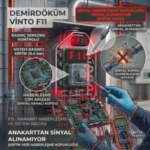 Demirdöküm Vinto F11 Anakarttan Sinyal Alınamıyor