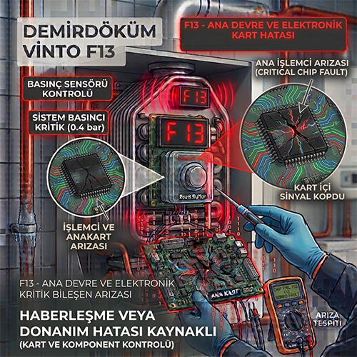 Demirdöküm Vinto F13 Arızası