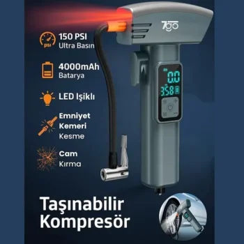 Kombi Genleşme Tankı Hava Kompresörü Powerbank Özellikli