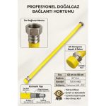 Kombi Şofben Gaz Hortumu Flex 1-2 x 3-4 x 90 cm