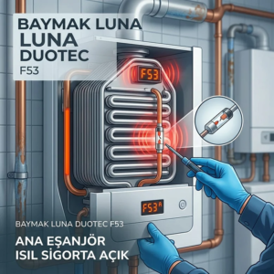 Luna DuoTec F53 - Ana Eşanjör Isıl Sigorta Arızası