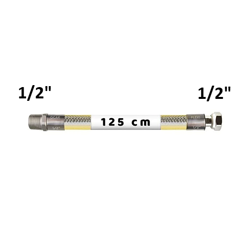 Ocak Doğalgaz Bağlantı Hortumu Flex 1-2 x 1-2 125 cm Ocak Doğalgaz Bağlantı Hortumu Flex 1-2 x 1-2 125 cm