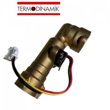 Termodinamik Şofben Su Akış Türbini (L Tip Pirinç)