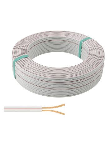 2×0.75mm Yassı Kablo 10 Metre (Bakır Tel)