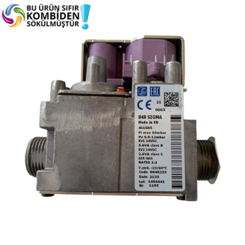ECA Citius Premix-Bosch-Buderus Kombi Gaz Valfi Mor Bobin Sigma Sit 848 (Söküm)